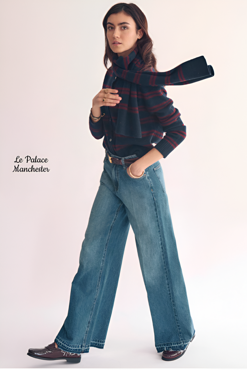 PANTALÓN LE PALACE MANCHESTER COLOR AZUL